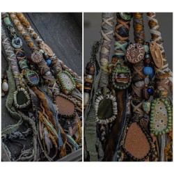 Earthy ✿ Single hairwraps,...