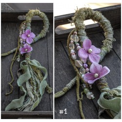 Fairy garden ✿ Single hairwraps, Atéba amovible, Dreadwrap