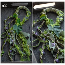 Fairy garden ✿ Single hairwraps, Atéba amovible, Dreadwrap