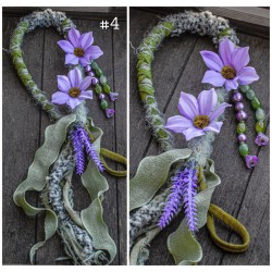 Fairy garden ✿ Single hairwraps, Atéba amovible, Dreadwrap