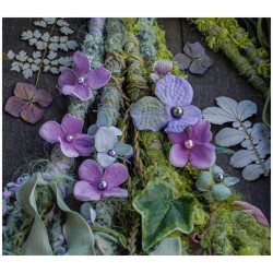 Fairy garden ✿ Single hairwraps, Atéba amovible, Dreadwrap