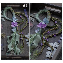 Fairy garden ✿ Single hairwraps, Atéba amovible, Dreadwrap