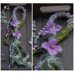 Fairy garden ✿ Single hairwraps, Atéba amovible, Dreadwrap