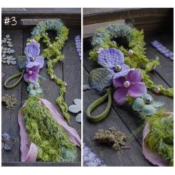 Fairy garden ✿ Single hairwraps, Atéba amovible, Dreadwrap