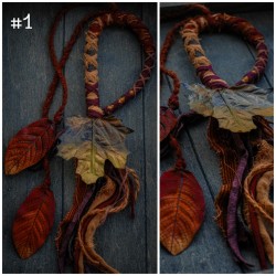 Autumn ✿ Single hairwraps, Atéba amovible, Dreadwrap