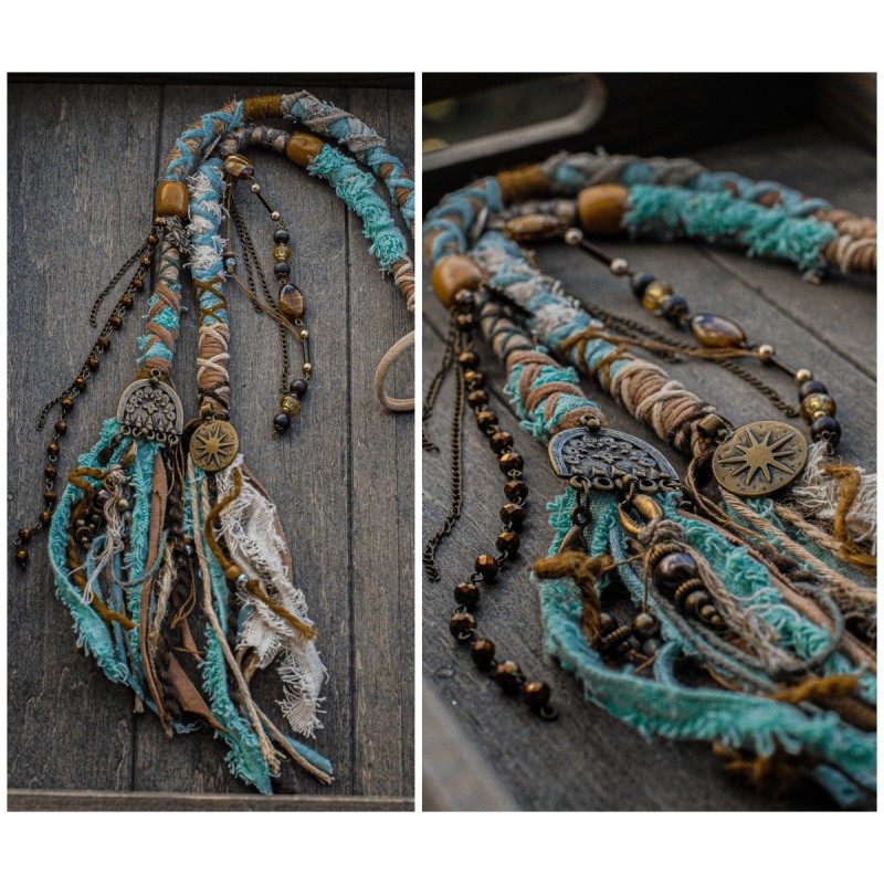 Set of two hairwraps, Dreadwrap, Atéba