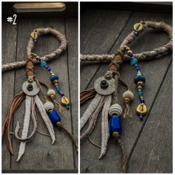 Kuchi coin hairwraps, Atéba amovible, Dreadwrap