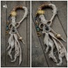 Kuchi coin hairwraps, Atéba amovible, Dreadwrap